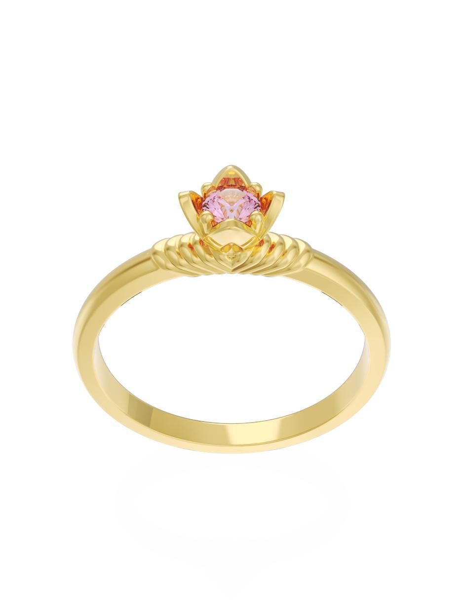 Anillo de compromiso "de" oro 10 k fonelli eternidad zirconia