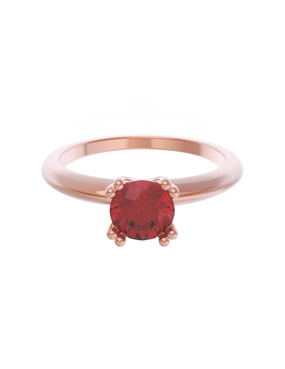 Anillo de compromiso de oro 10 k Eternidad 2025