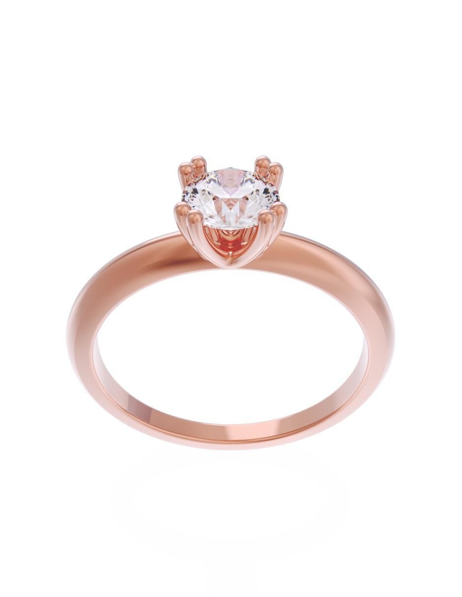 Anillo de compromiso de oro 10 k Eternidad 2025 2