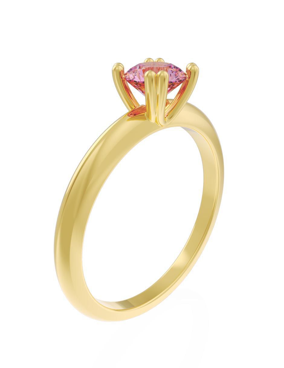 Anillo de compromiso "de" oro 10 k fonelli eternidad 2025 zirconia