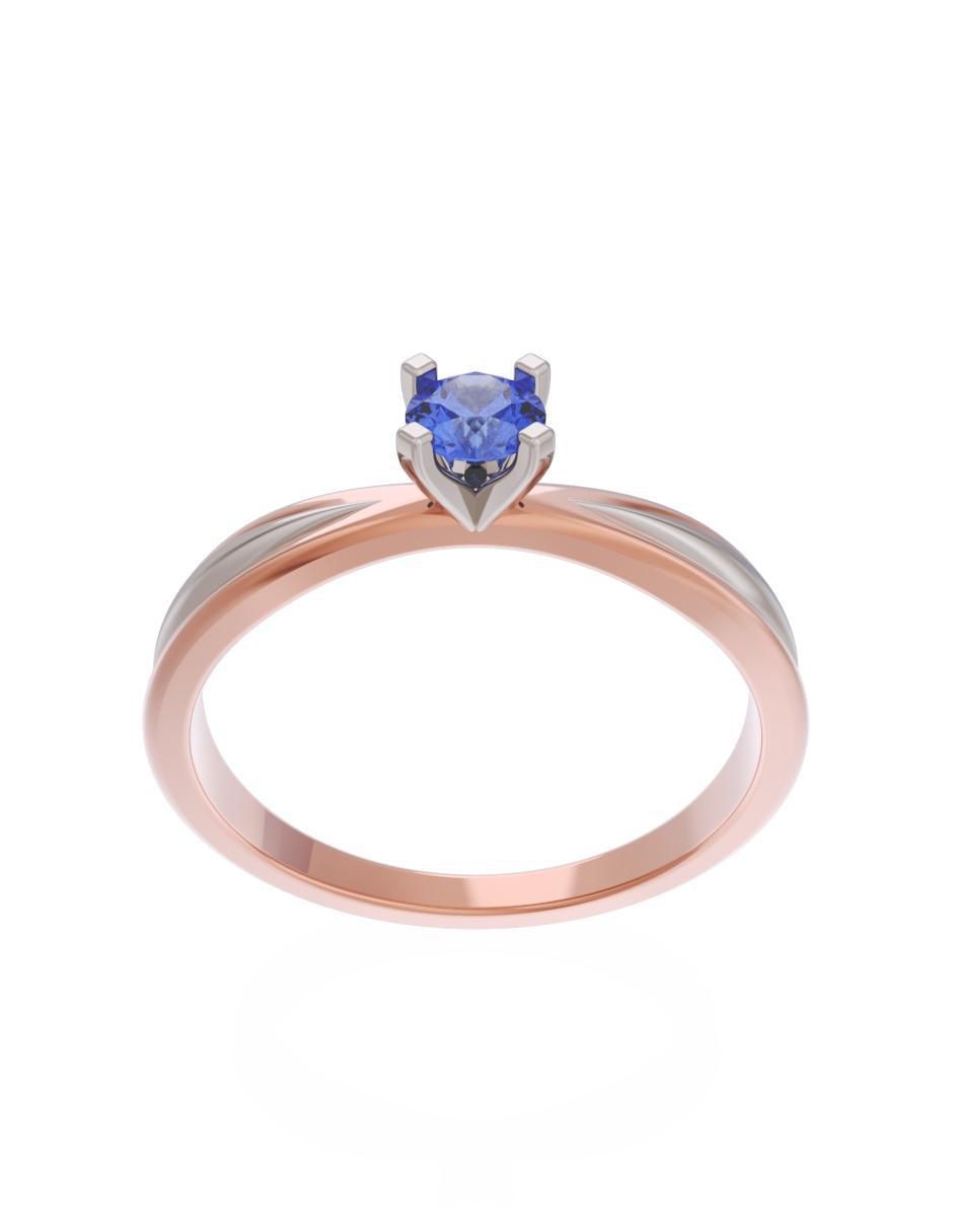 Anillo de compromiso de oro 10 k Eternidad 2025 2