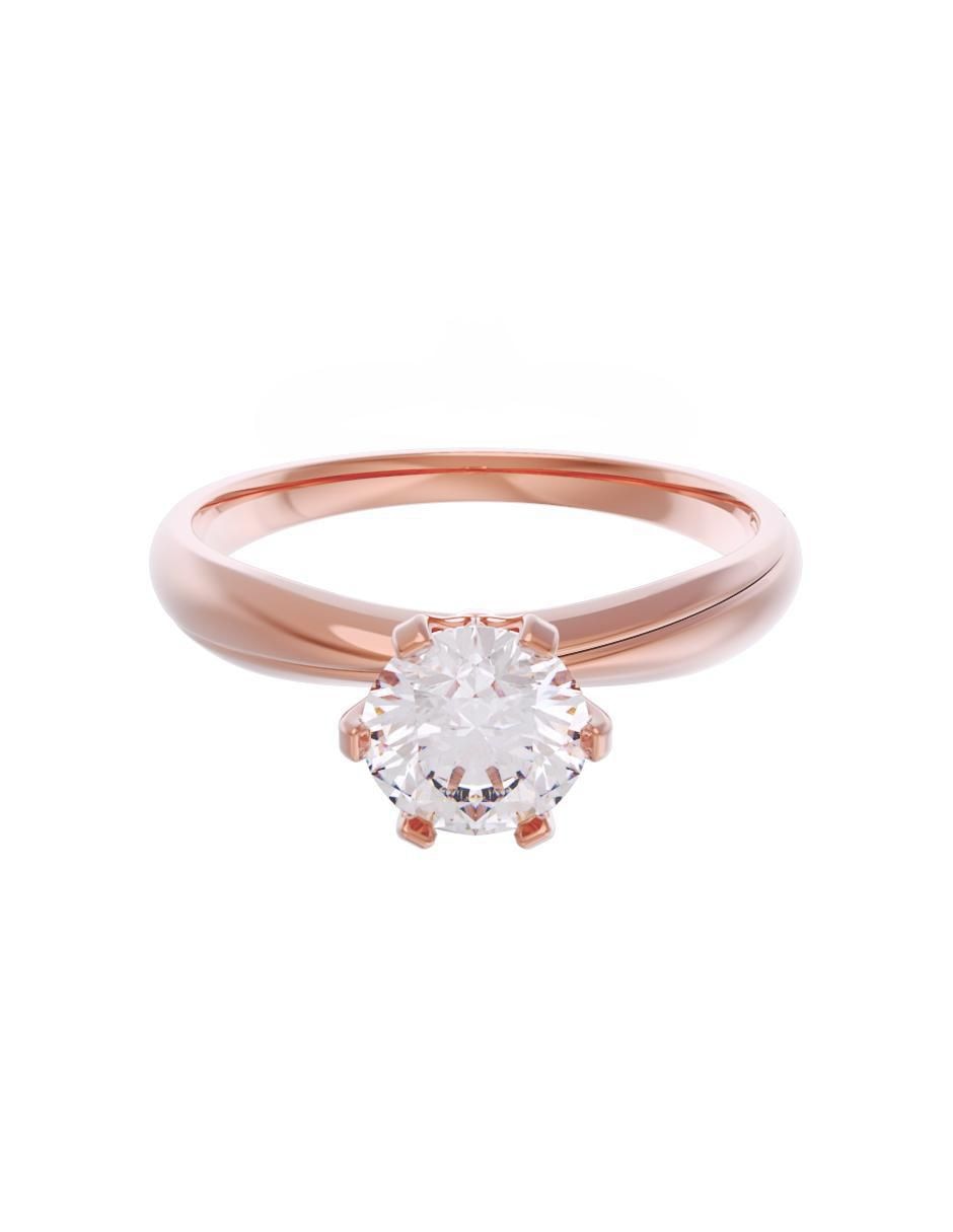 Anillo de compromiso de oro 10 k Eternidad 2025