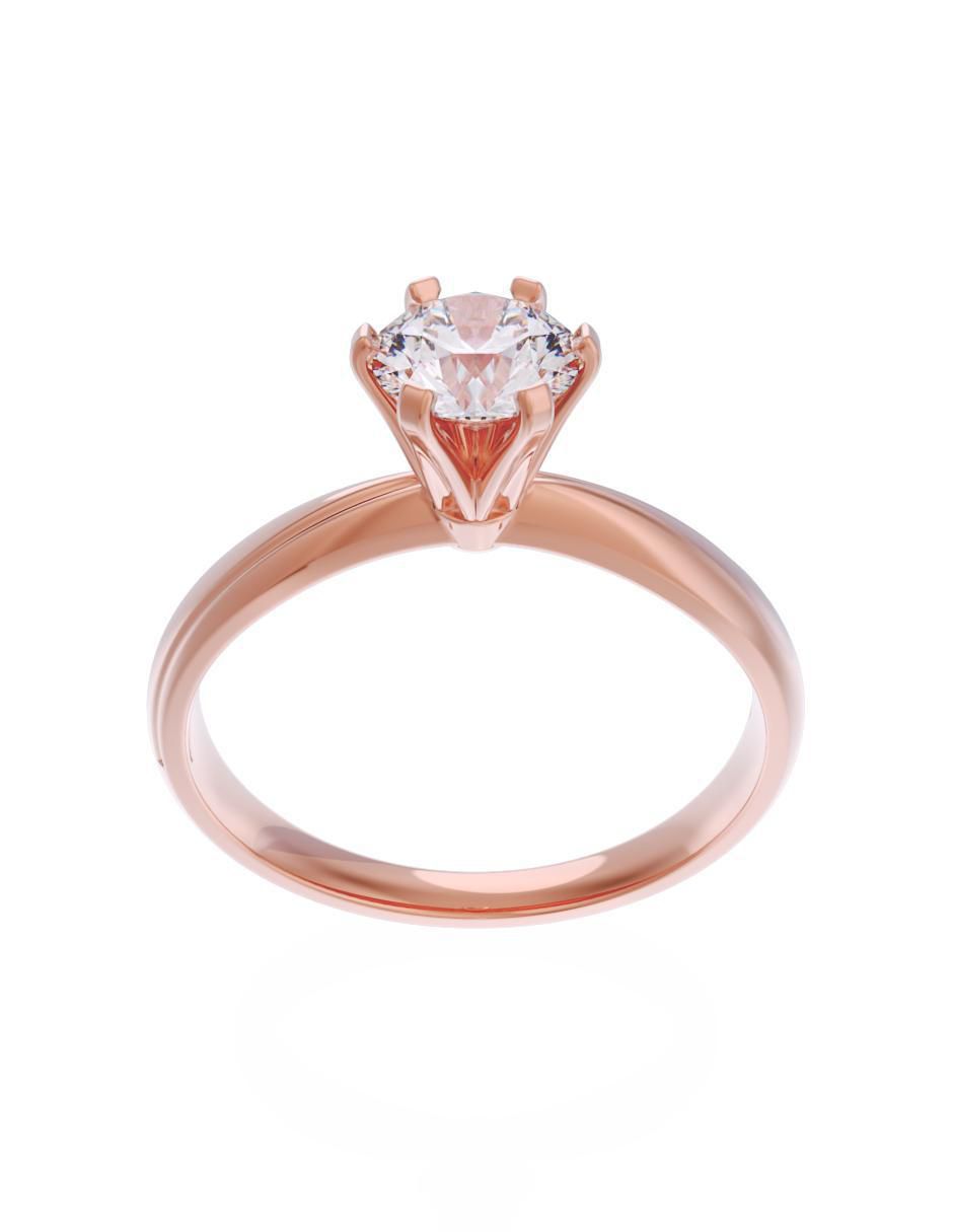 Anillo de compromiso de oro 10 k Eternidad 2025 2
