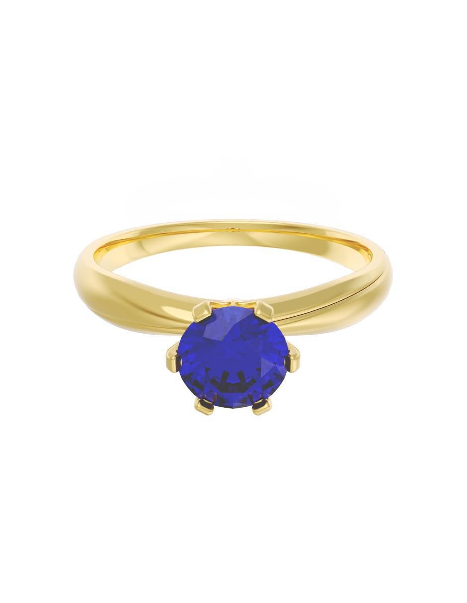 Anillo de compromiso de oro 10 k Eternidad Anillo de compromiso de oro 10 k Eternidad