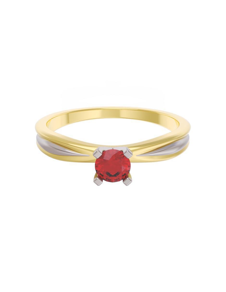 Anillo de compromiso de oro 10 k Eternidad Anillo de compromiso de oro 10 k Eternidad