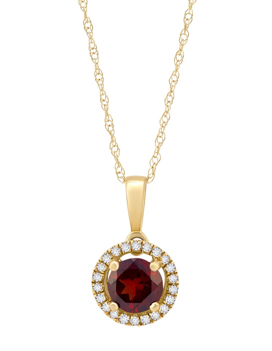 Collar con dije de oro amarillo 14 K Collar con dije de oro amarillo 14 K
