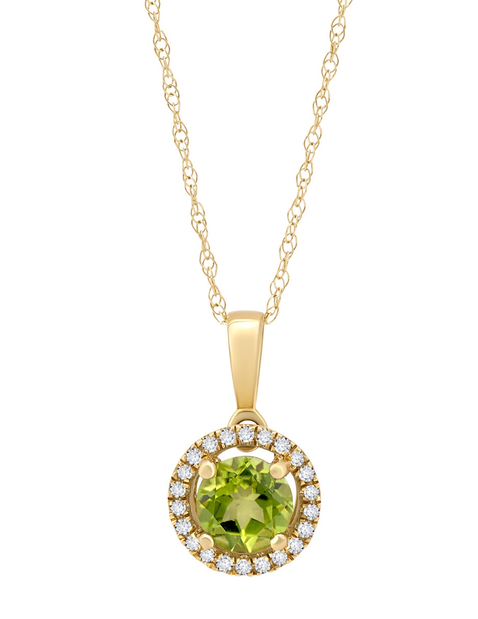 Collar con dije de oro amarillo 14 K Collar con dije de oro amarillo 14 K