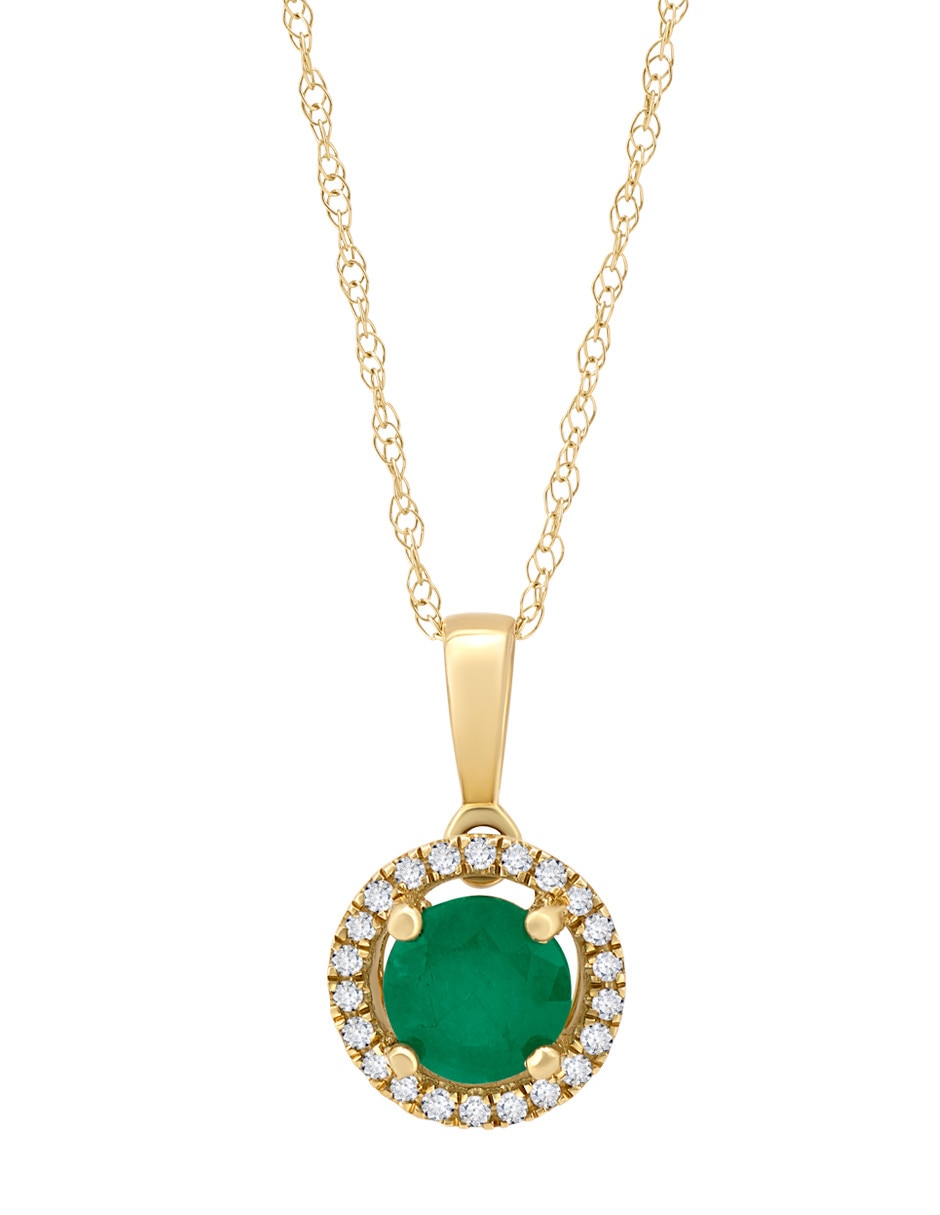 Collar con dije de oro amarillo 14 K Collar con dije de oro amarillo 14 K
