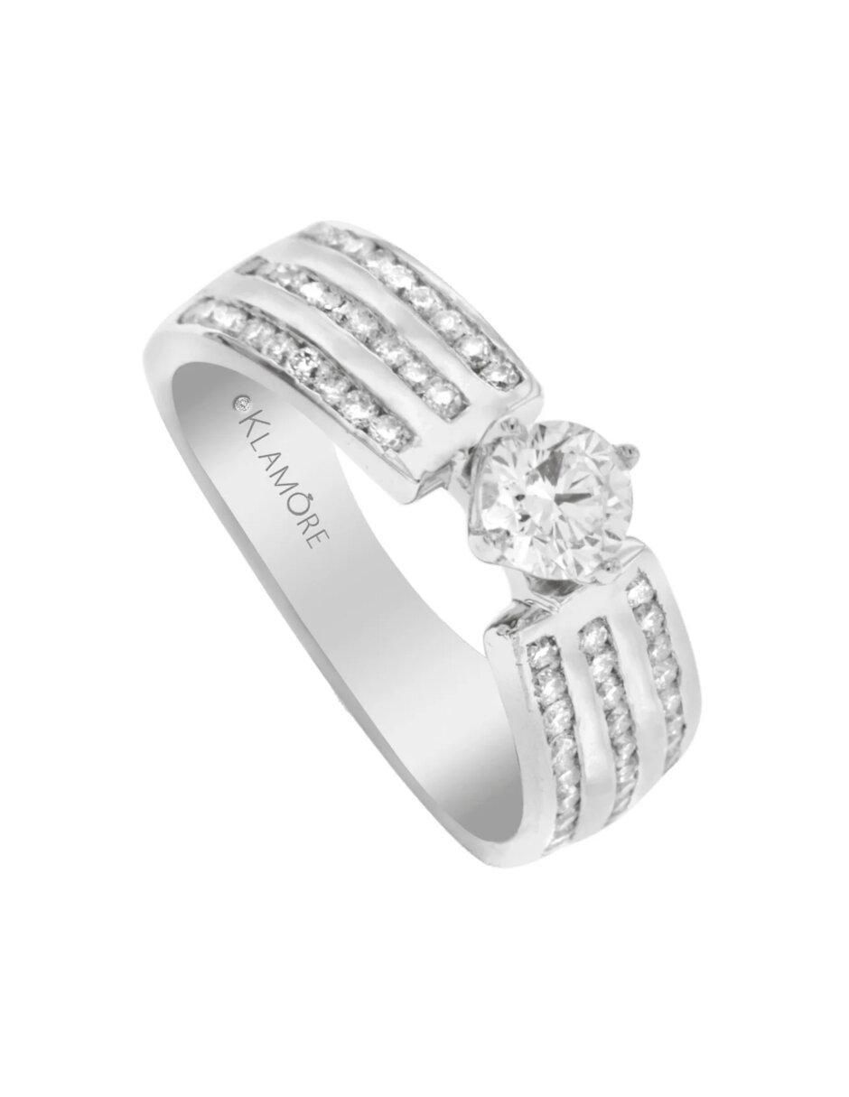 Anillo de compromiso de oro 14 k Harriet diamante 4