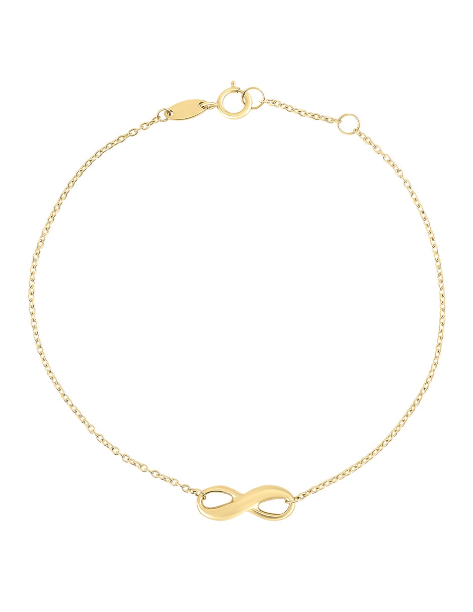 Pulsera de oro 14 k con acabado