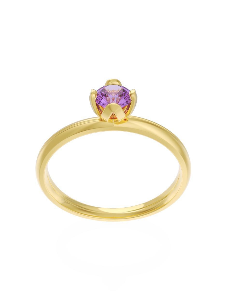 Anillo de compromiso "de" oro 10 k fonelli eternidad 2025 zirconia