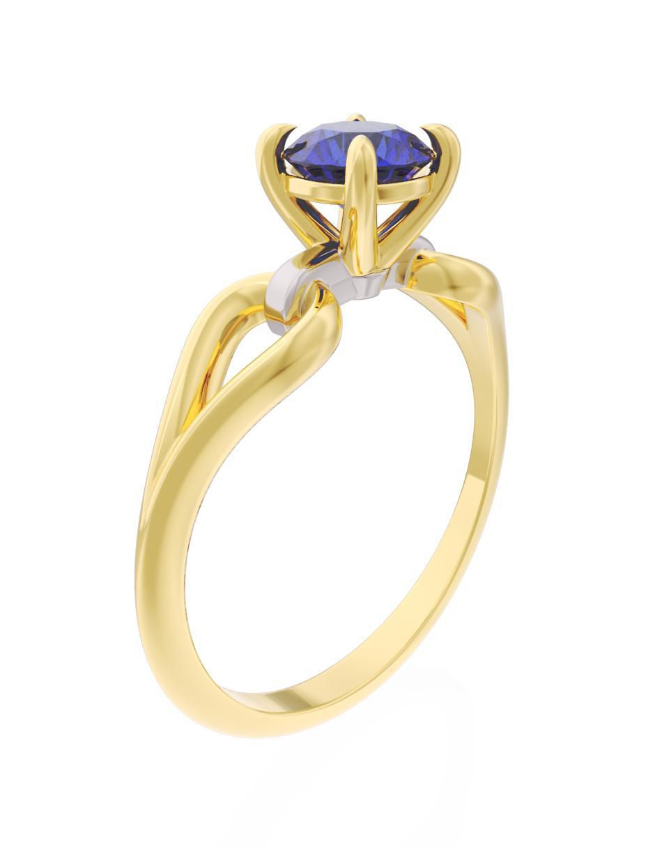 Anillo de compromiso "de" oro 10 k fonelli eternidad 2025 zirconia