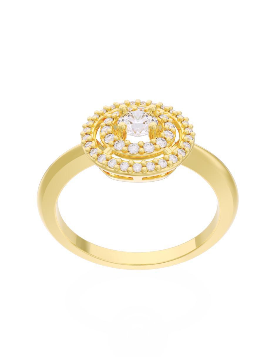 Anillo de compromiso "de" oro 14 k fonelli eternidad 2025 zirconia