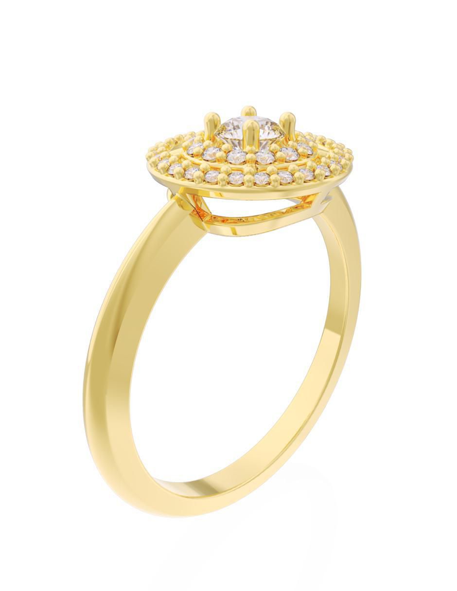 Anillo de compromiso "de" oro 14 k fonelli eternidad 2025 zirconia
