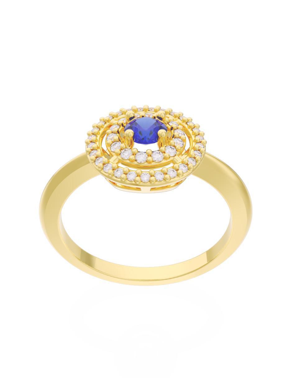 Anillo de compromiso "de" oro 14 k fonelli eternidad 2025 zirconia