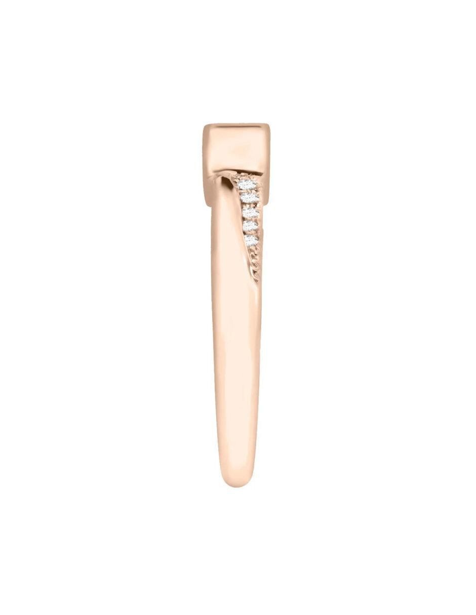 Anillo de compromiso de oro 14 k Acasia diamante 5