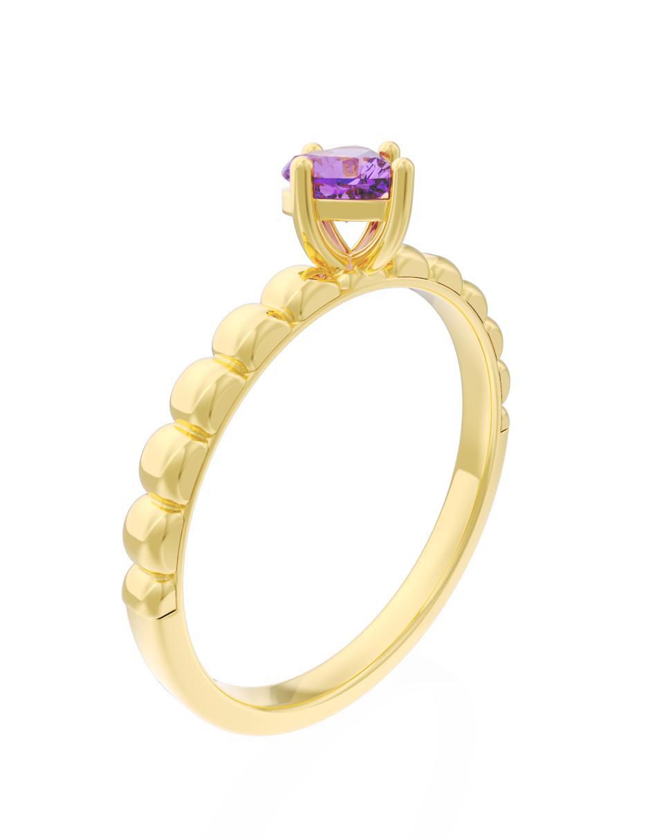 Anillo de compromiso "de" oro 10 k fonelli eternidad 2024 zirconia