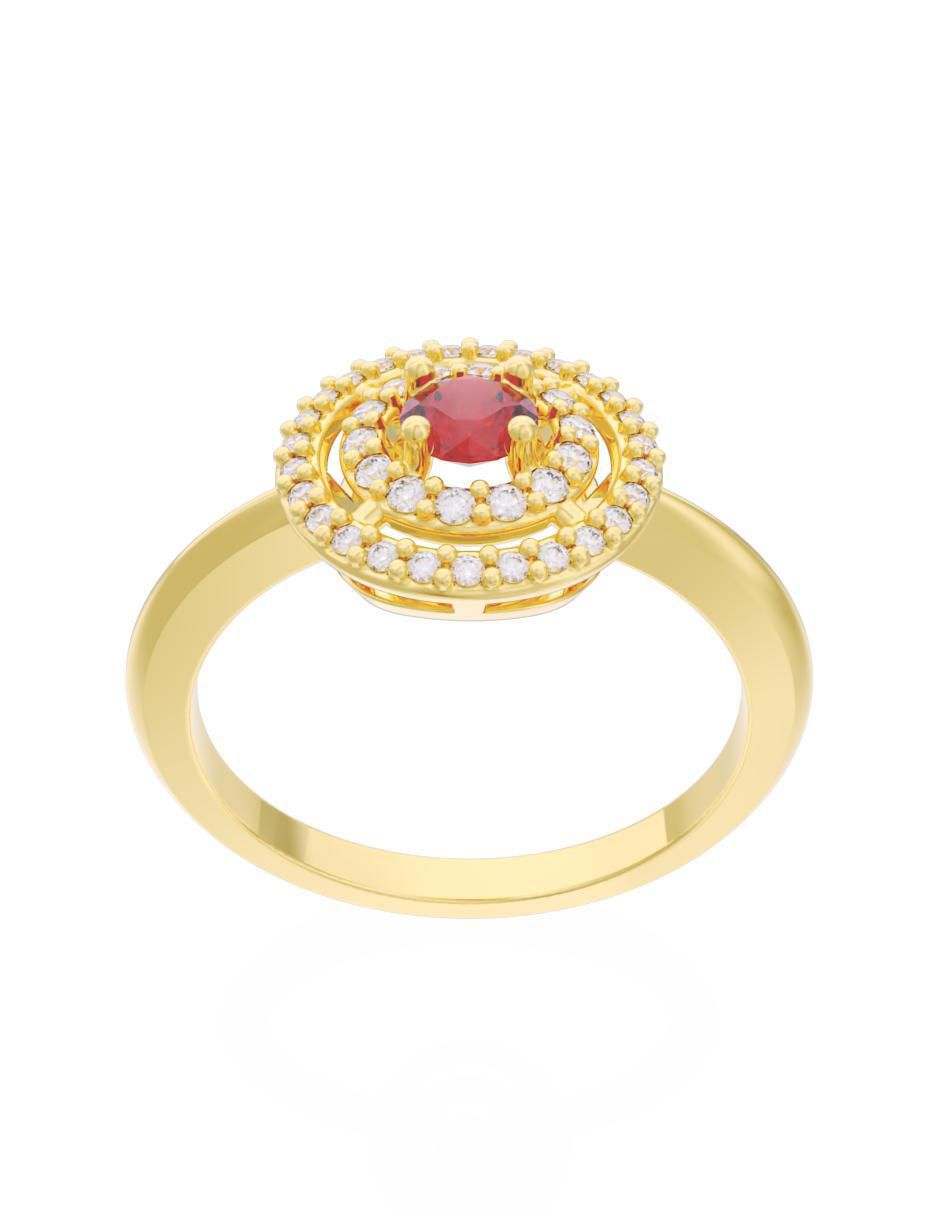 Anillo de compromiso "de" oro 14 k fonelli eternidad 2025 zirconia