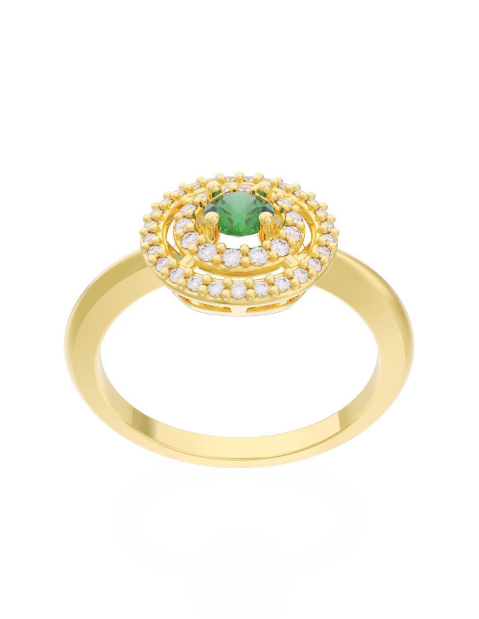 Anillo de compromiso "de" oro 14 k fonelli eternidad 2025 zirconia