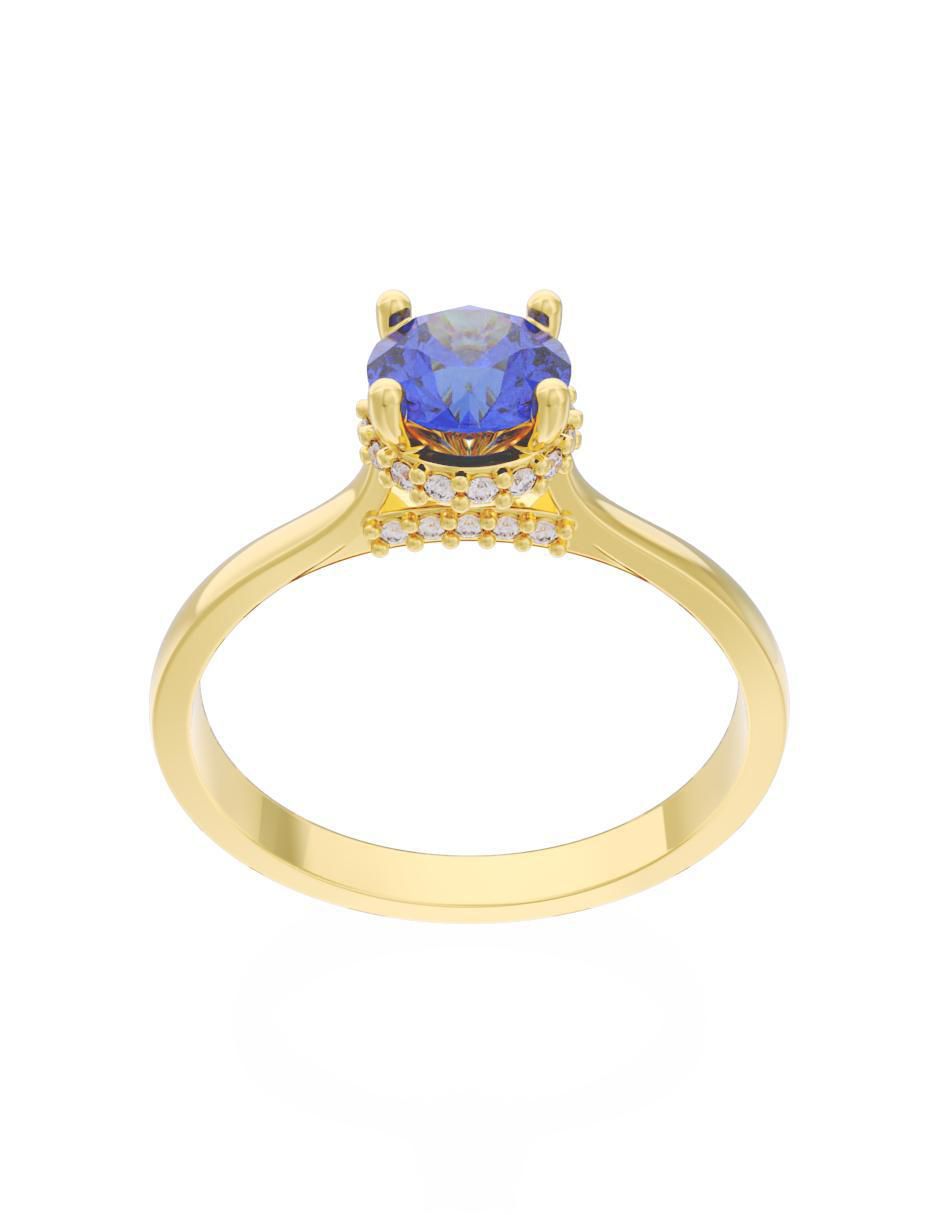 Anillo de compromiso "de" oro 14 k fonelli eternidad 2025 zirconia