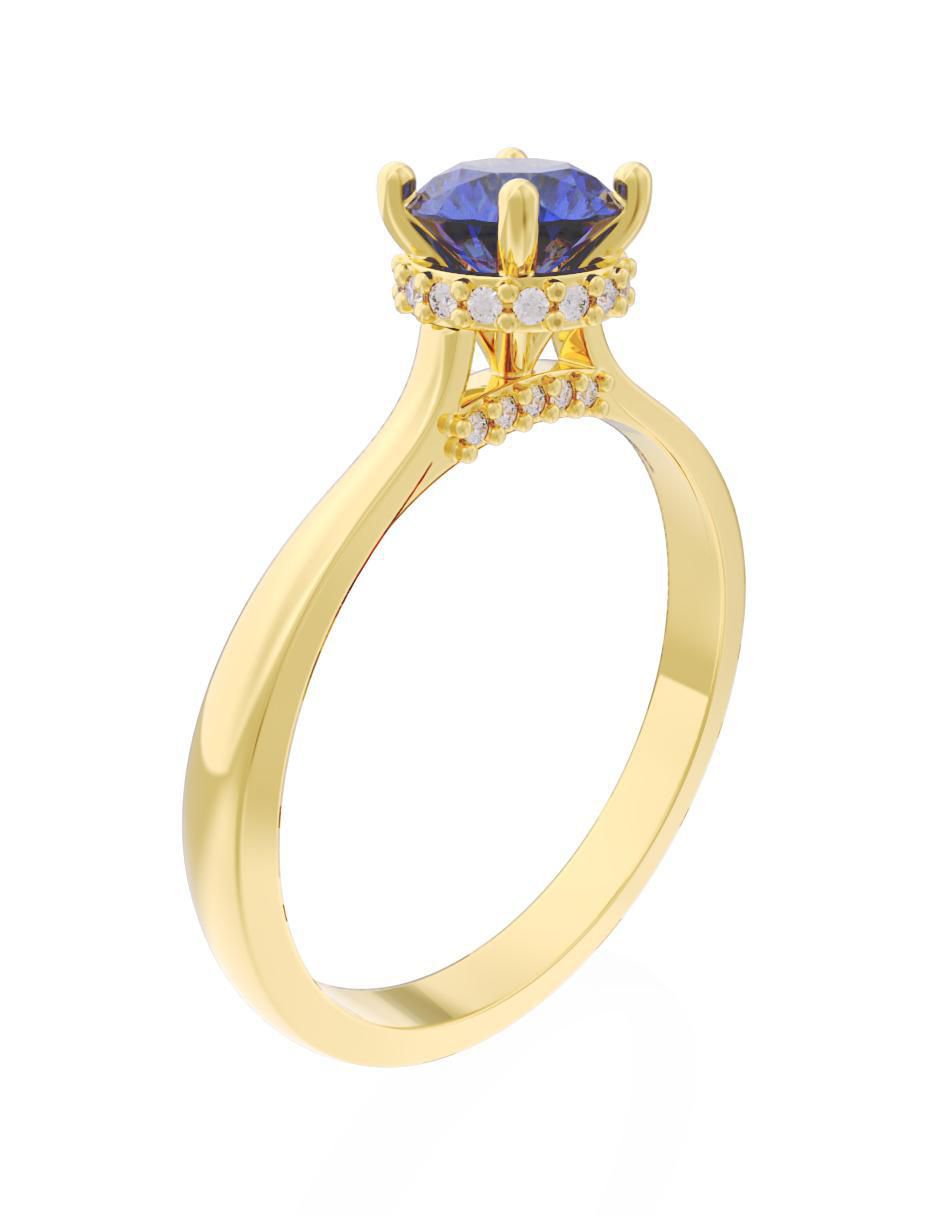 Anillo de compromiso "de" oro 14 k fonelli eternidad 2025 zirconia