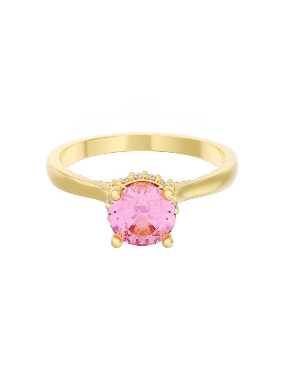 Anillo de compromiso de oro 14 k Eternidad