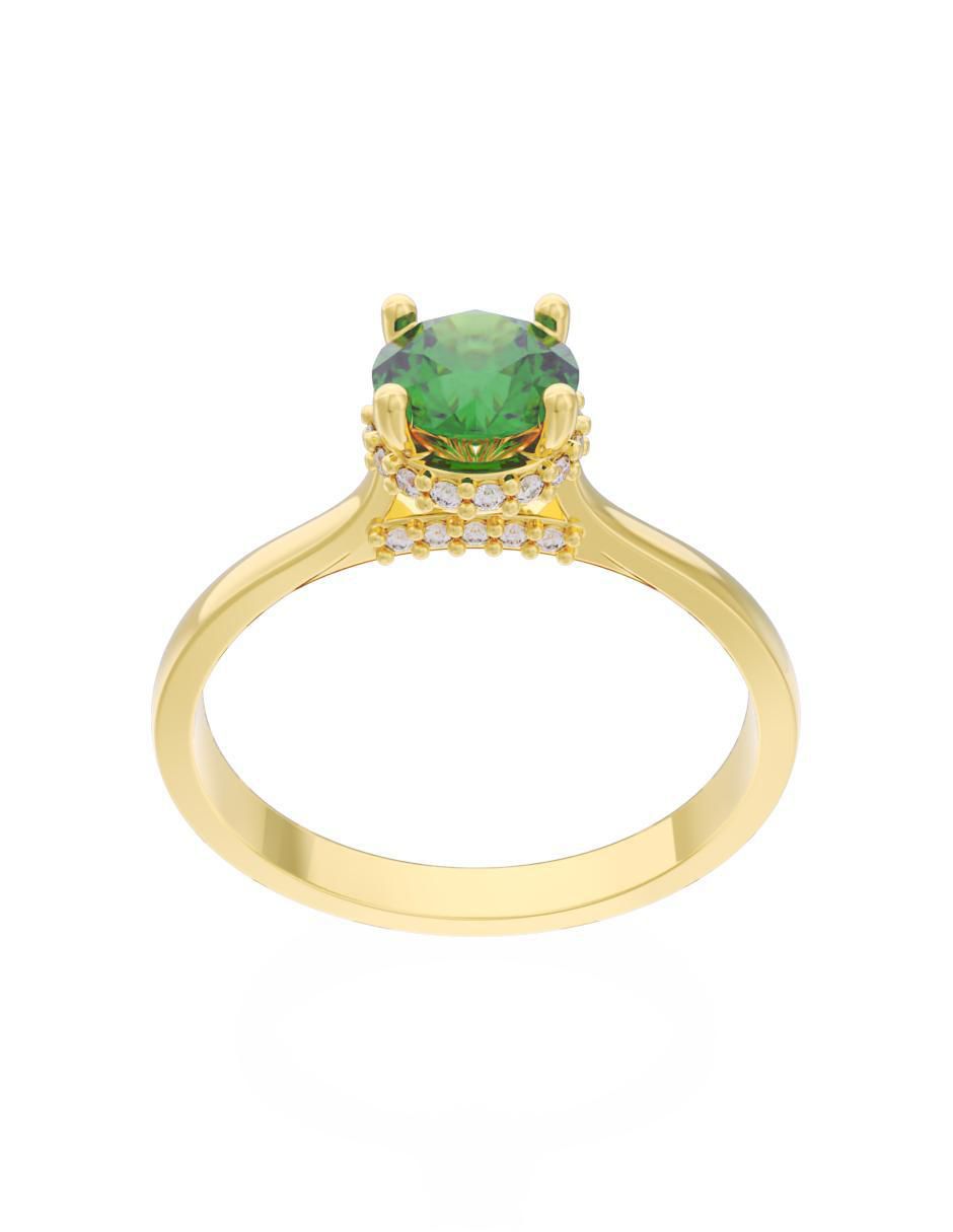 Anillo de compromiso "de" oro 14 k fonelli eternidad 2025 zirconia