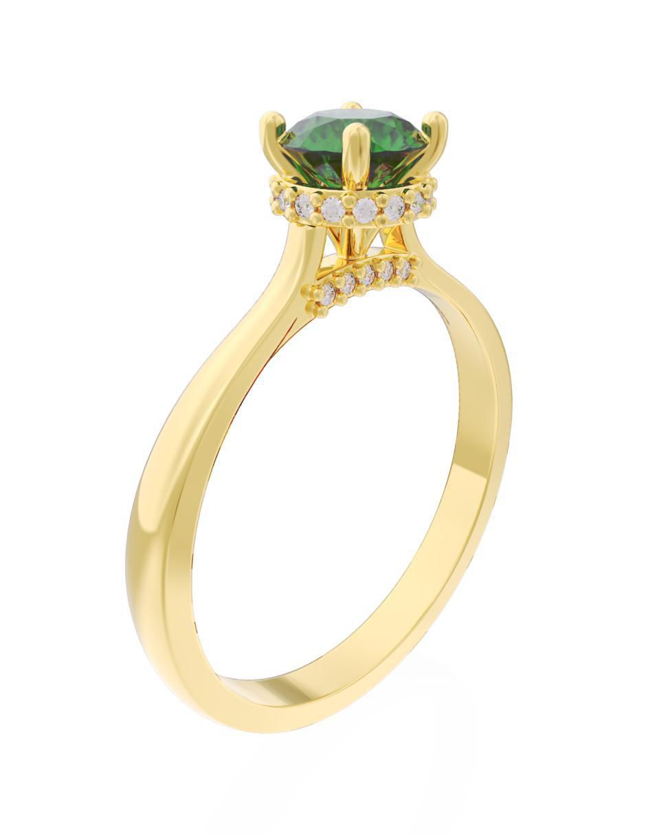Anillo de compromiso "de" oro 14 k fonelli eternidad 2025 zirconia