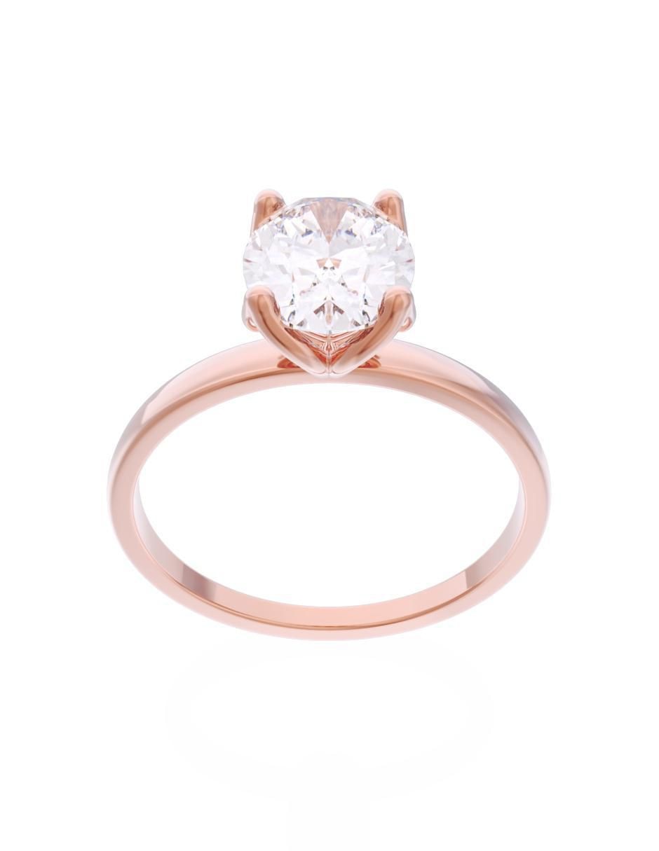 Anillo de compromiso de oro 14 k Eternidad 2025 2