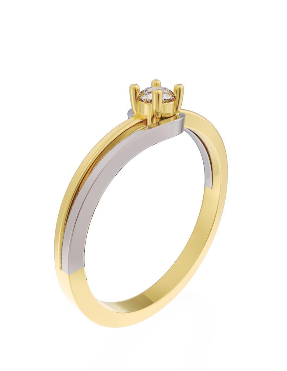 Anillo de compromiso "de" oro 14 k fonelli eternidad 2025 zirconia