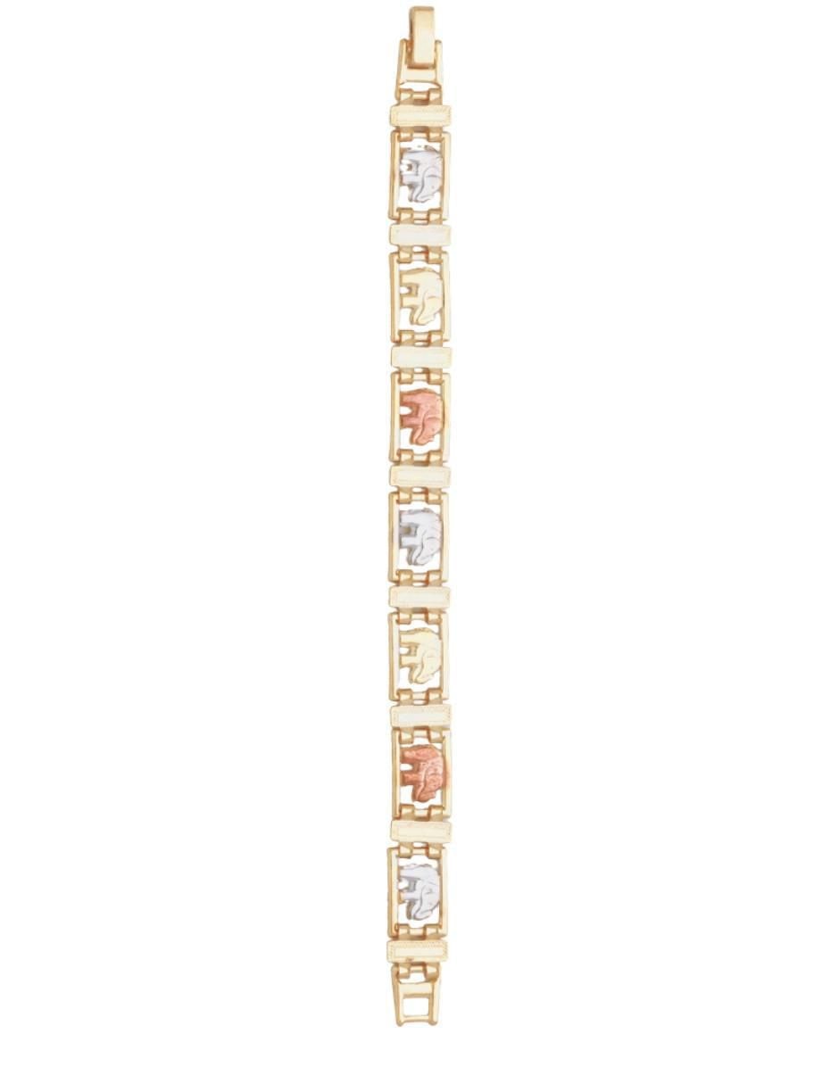 Brazalete de oro 18 k con acabado brillante 4