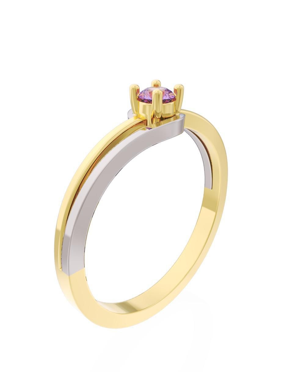 Anillo de compromiso "de" oro 14 k fonelli eternidad 2025 zirconia