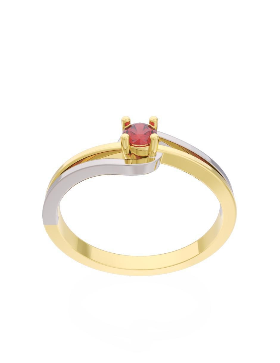 Anillo de compromiso "de" oro 14 k fonelli eternidad 2025 zirconia