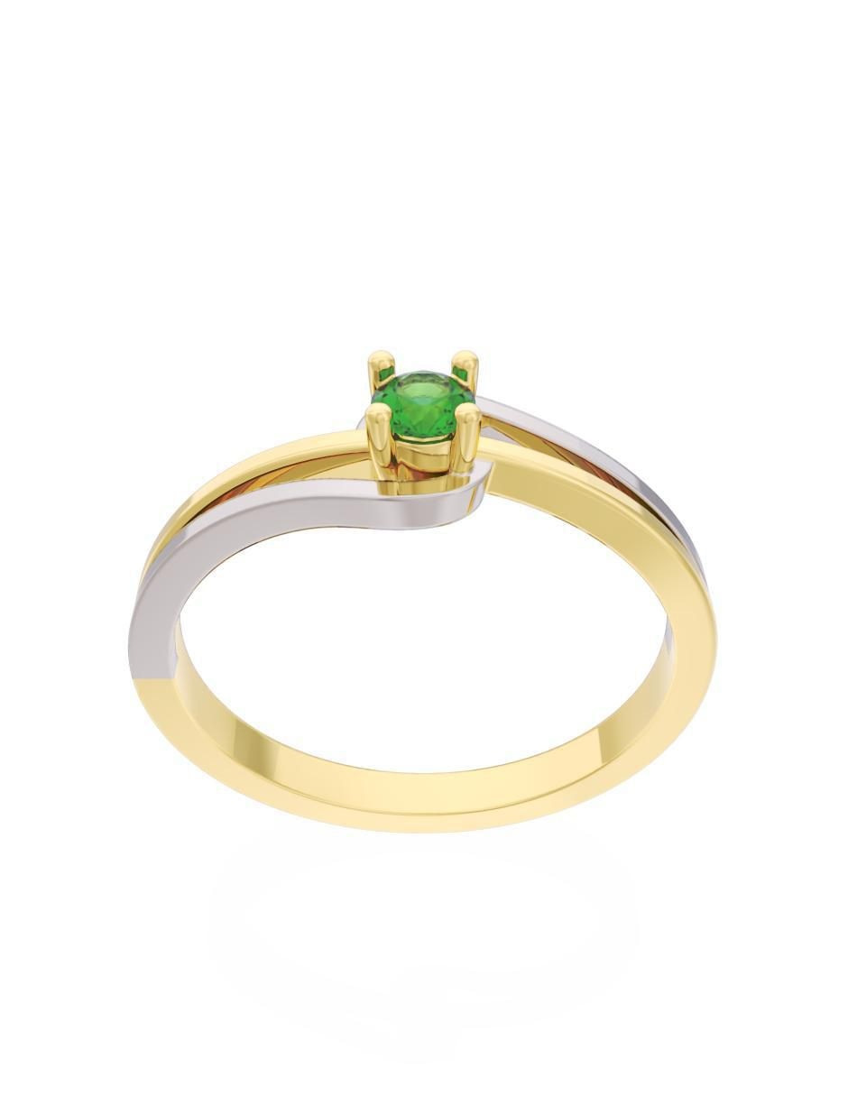 Anillo de compromiso "de" oro 14 k fonelli eternidad 2025 zirconia