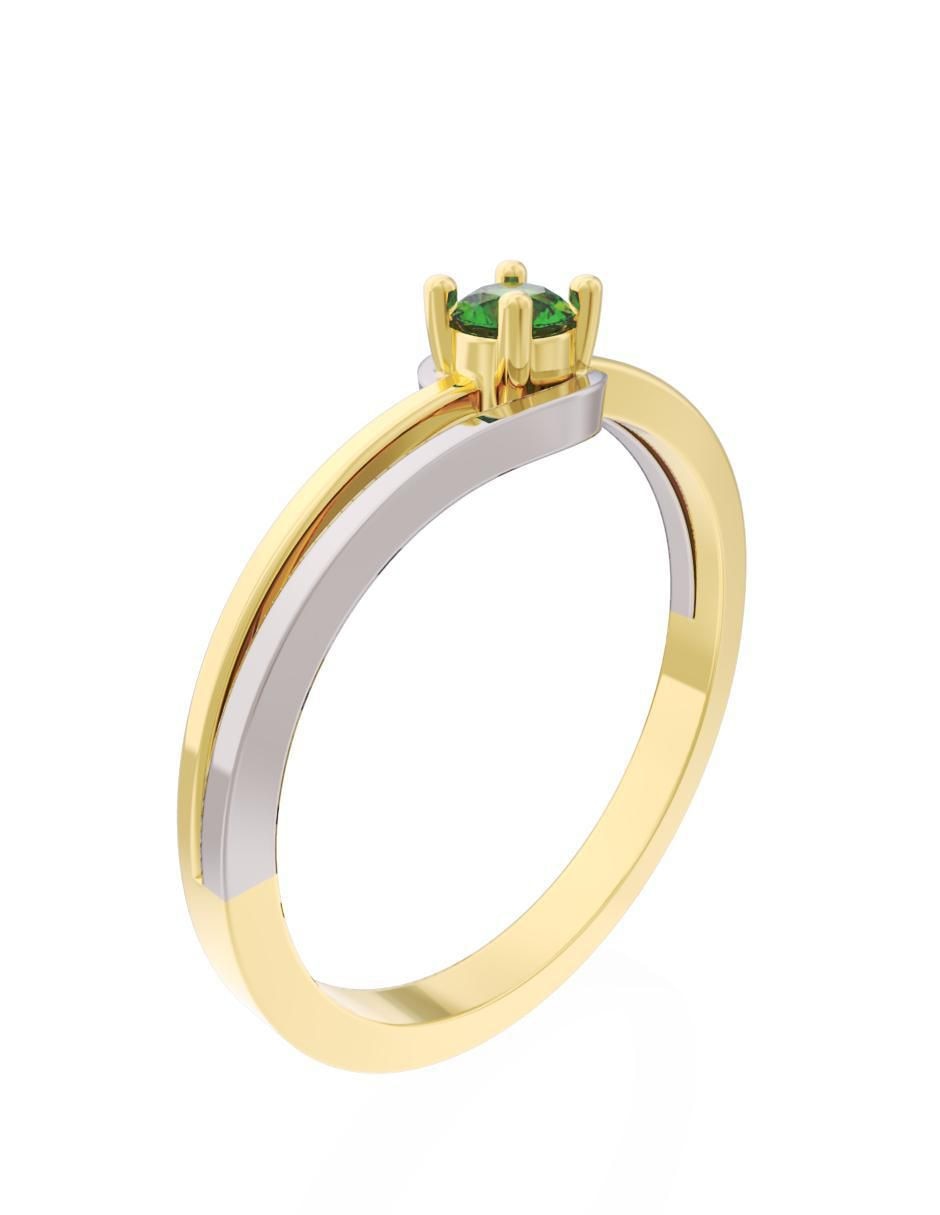 Anillo de compromiso "de" oro 14 k fonelli eternidad 2025 zirconia