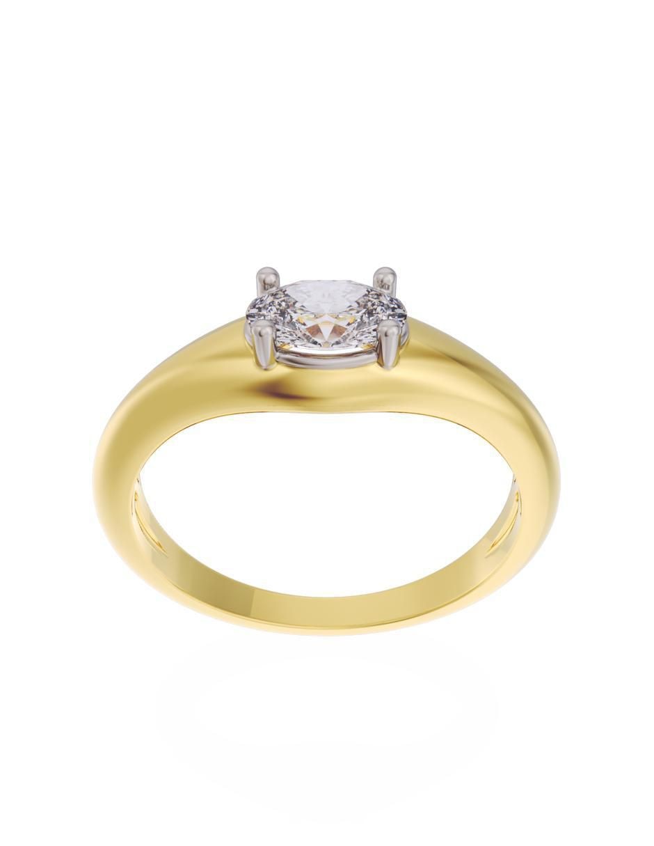 Anillo de compromiso "de" oro 14 k fonelli eternidad 2025 zirconia