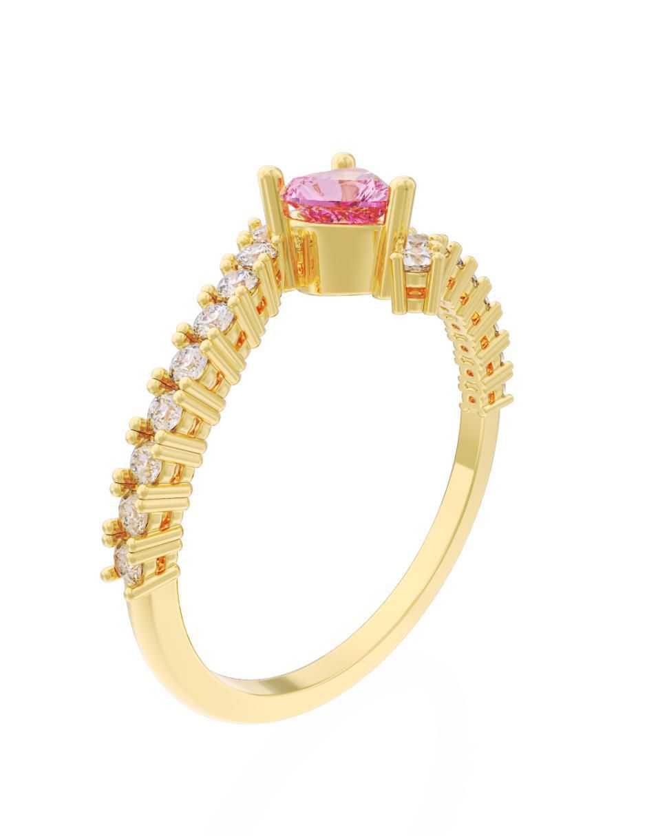 Anillo de compromiso "de" oro 14 k fonelli eternidad 2025 zirconia