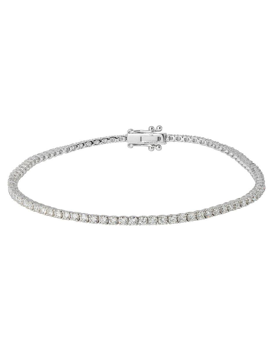 Brazalete de oro blanco 14 k essential Brazalete de oro blanco 14 k essential