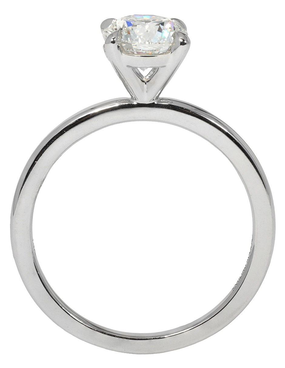 Solitario de oro blanco 14 k Solitaire Petite 2