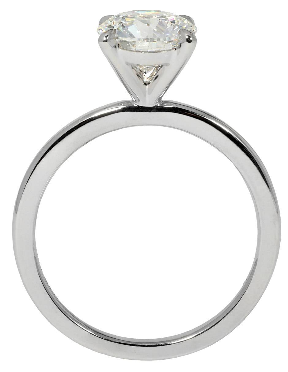 Solitario de oro blanco 14 k Solitaire Petite 4