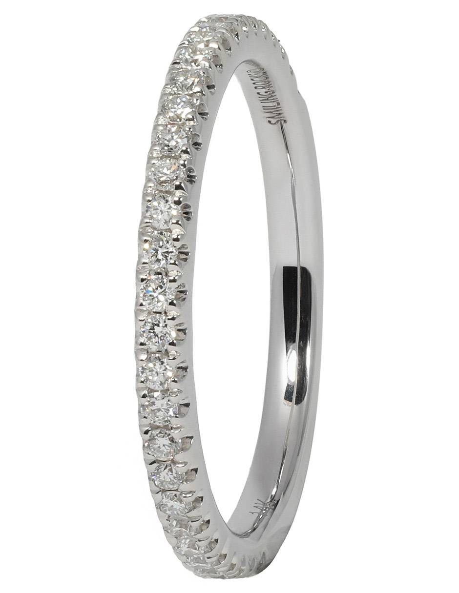 Churumbela de oro blanco 14 k 3