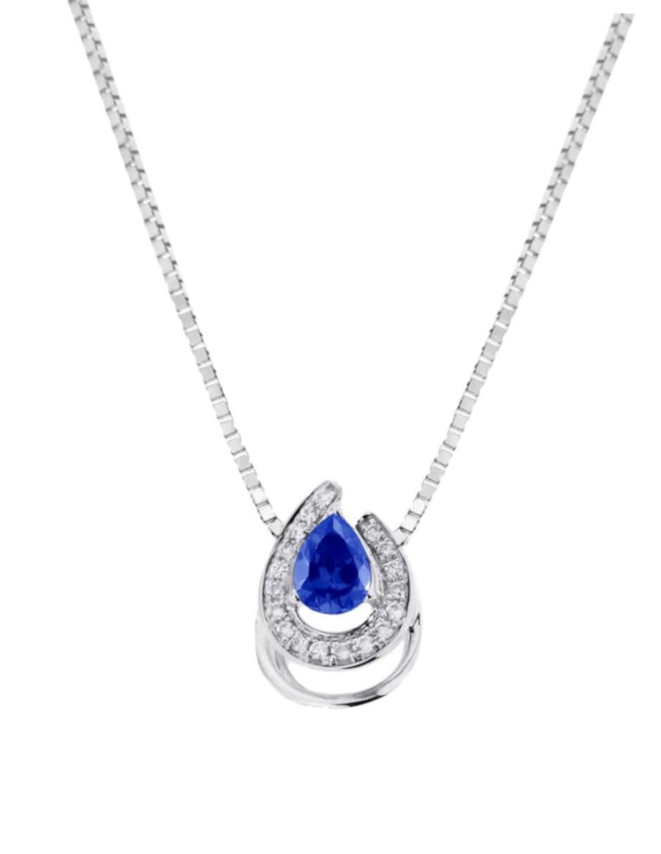 Collar de gota Fulvia de oro 14 K