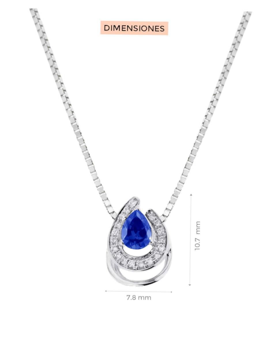 Collar de gota Fulvia de oro 14 K 5