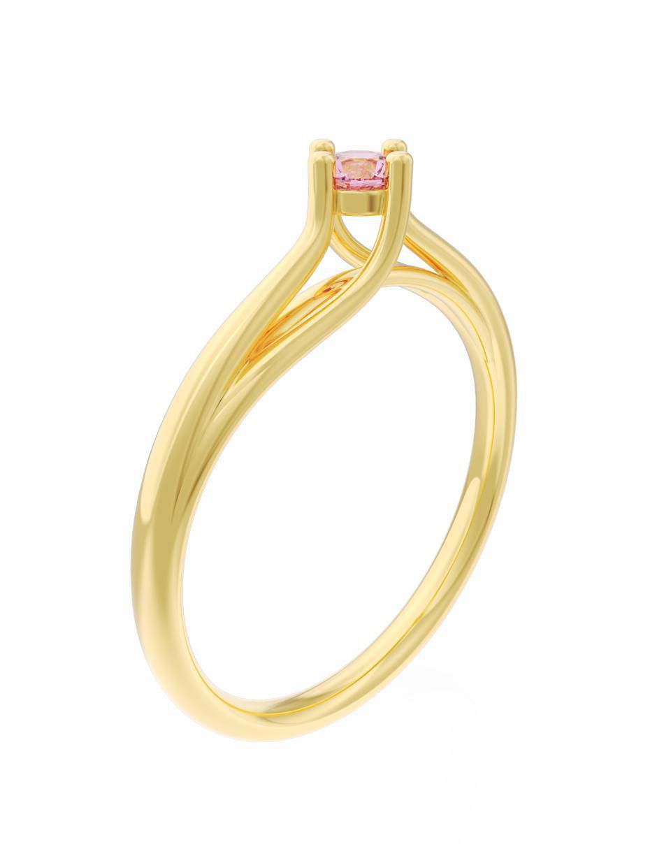 Anillo de compromiso "de" oro 14 k fonelli eternidad 2025 zirconia