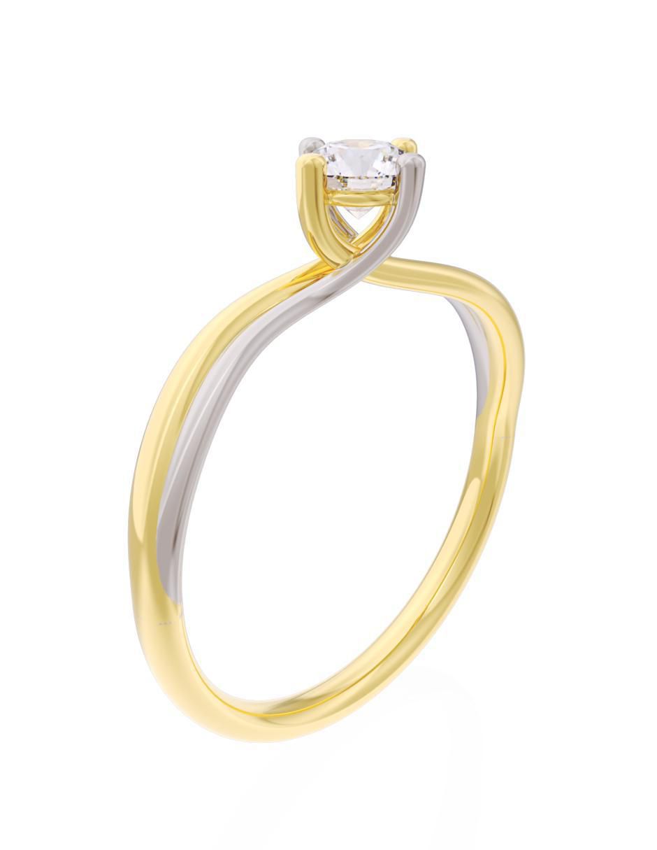 Anillo de compromiso "de" oro 14 k fonelli eternidad 2025 zirconia