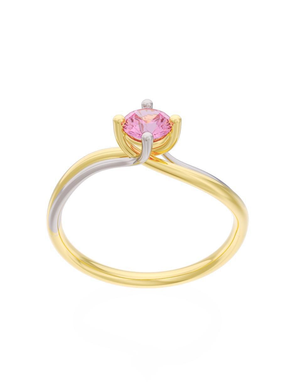 Anillo de compromiso "de" oro 14 k fonelli eternidad 2025 zirconia