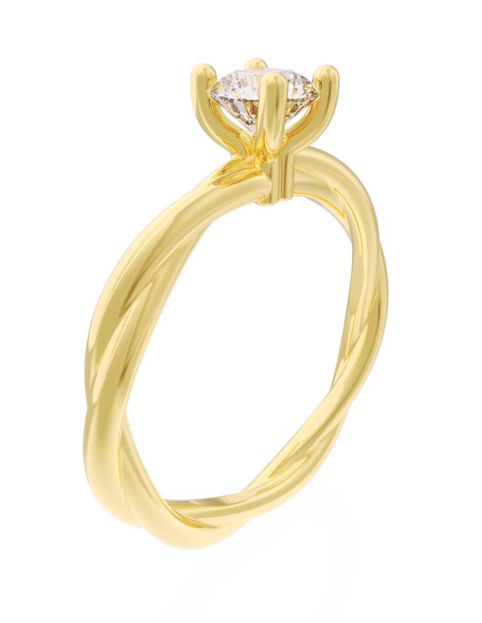 Anillo de compromiso "de" oro 14 k fonelli eternidad 2025 zirconia