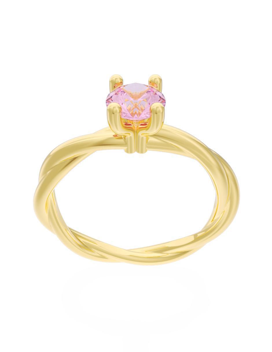 Anillo de compromiso "de" oro 14 k fonelli eternidad 2025 zirconia