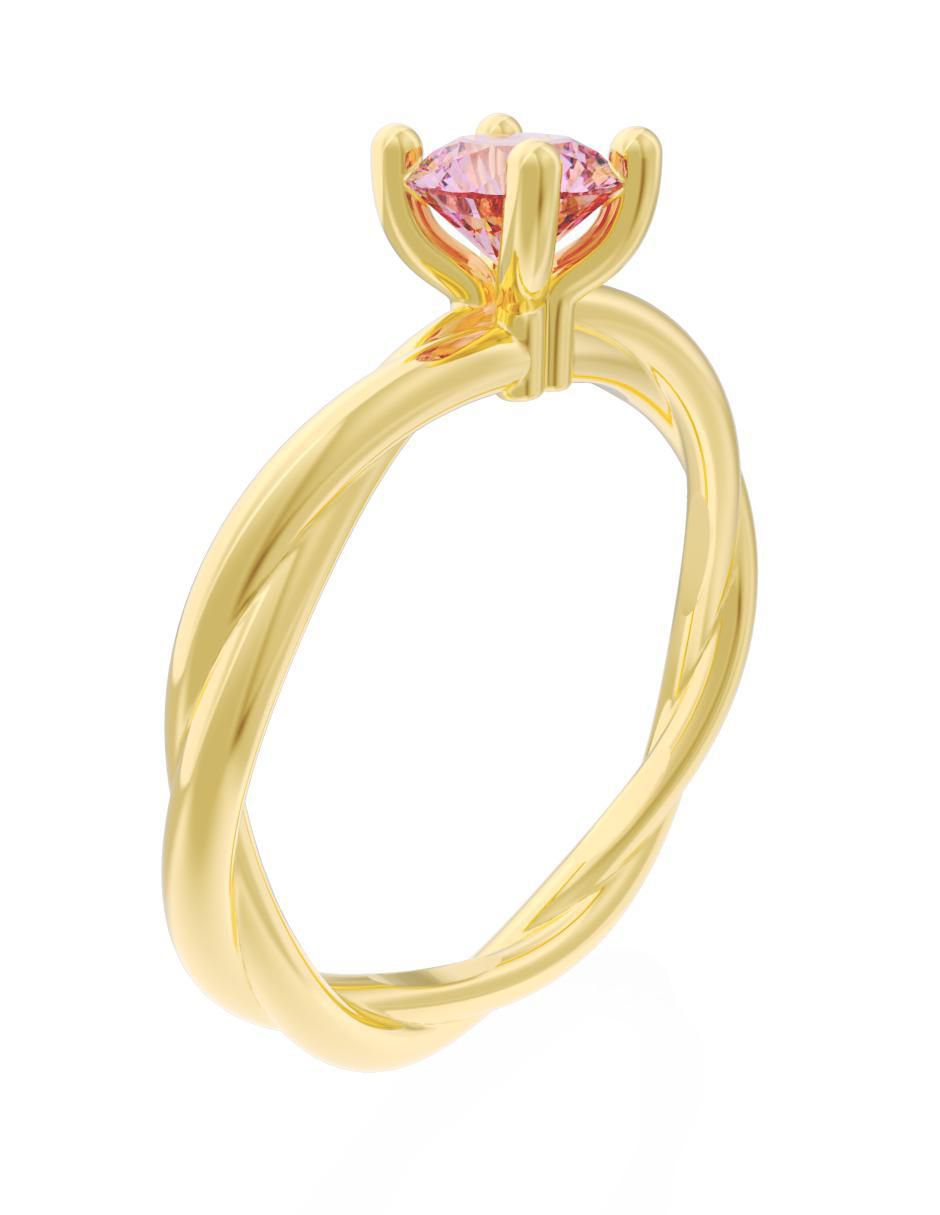 Anillo de compromiso "de" oro 14 k fonelli eternidad 2025 zirconia