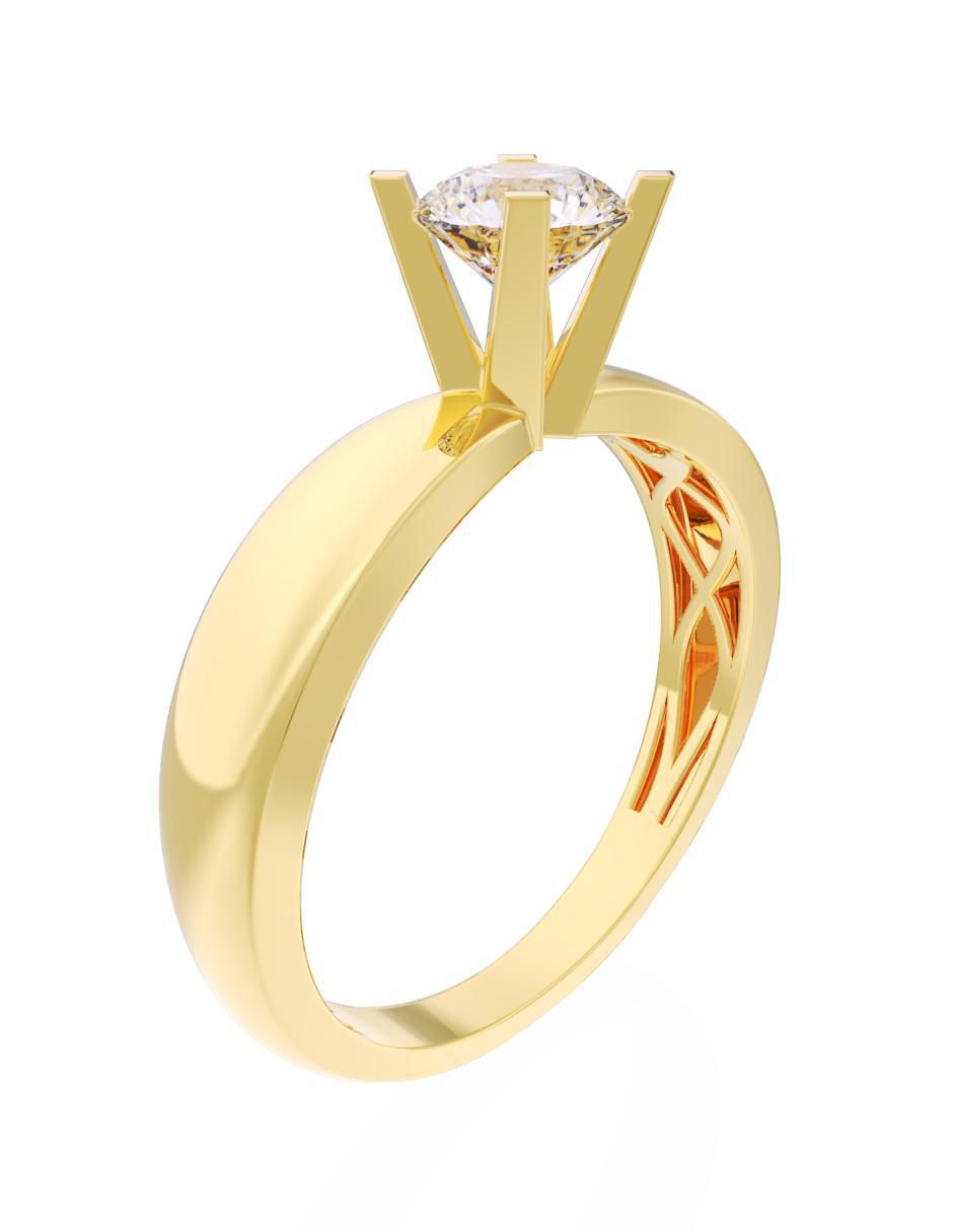 Anillo de compromiso "de" oro 14 k fonelli eternidad 2025 zirconia